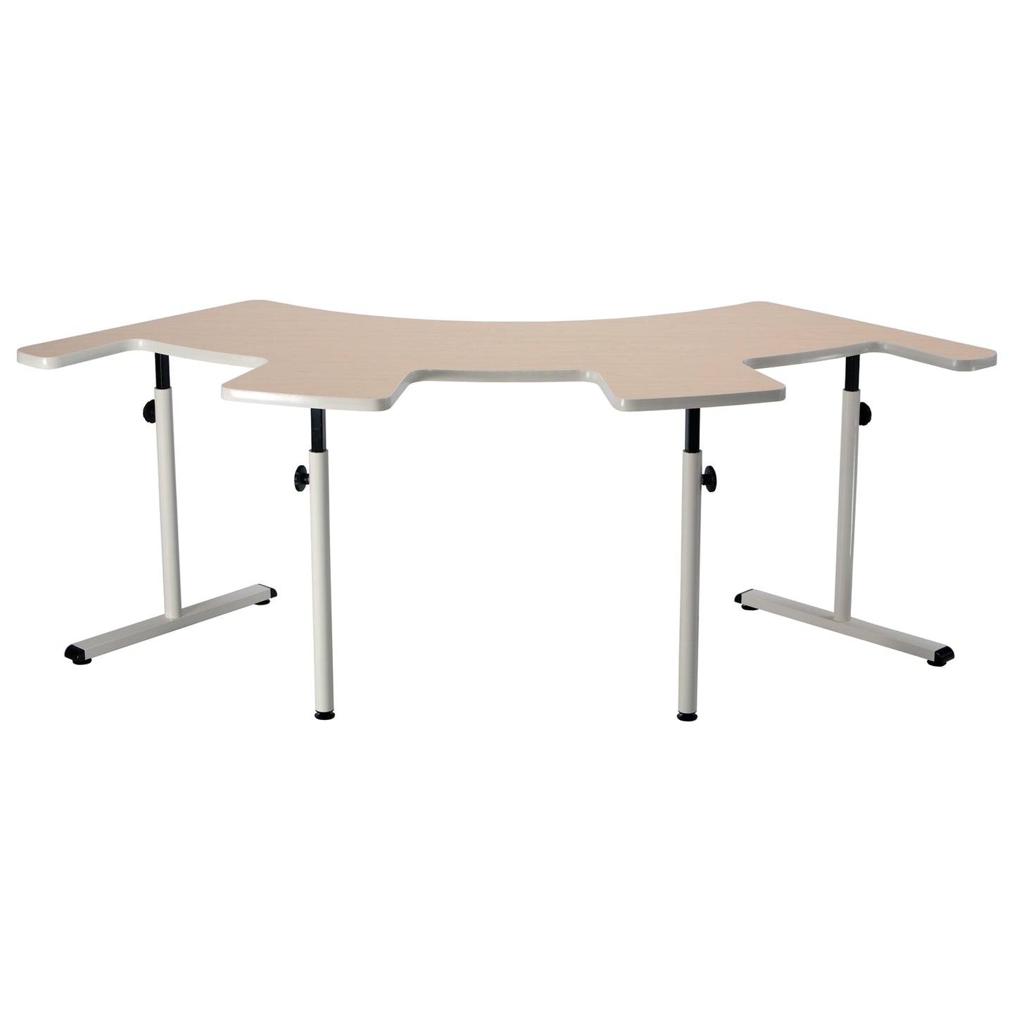 Adjustable Quarter-Round Therashape Table with Comfort Recess, 91"L x 42"W x 28"D, Available in All Finishes, Indicate Color Code (XX)