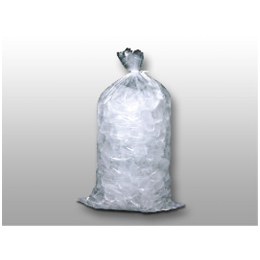 Ice Bag, Plain, 5 lb, 1.2 mil, 9" x 18", 1000/cs