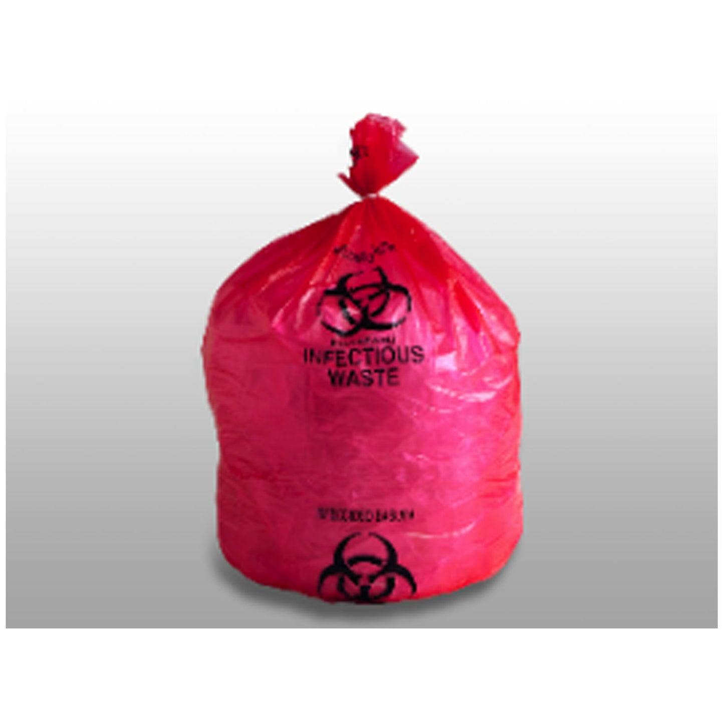 Infectious Waste Liner, Red, High Denstiy, 31" x 43", 250/cs