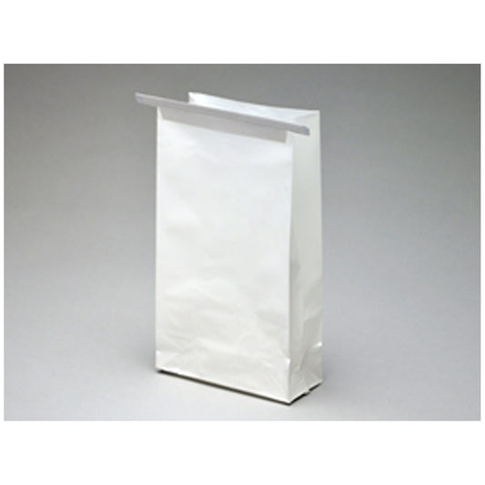 Seamless Air Sickness Bag, Wire Tie, 3 mil, 4_" x 2_" x 8_", 1000/cs