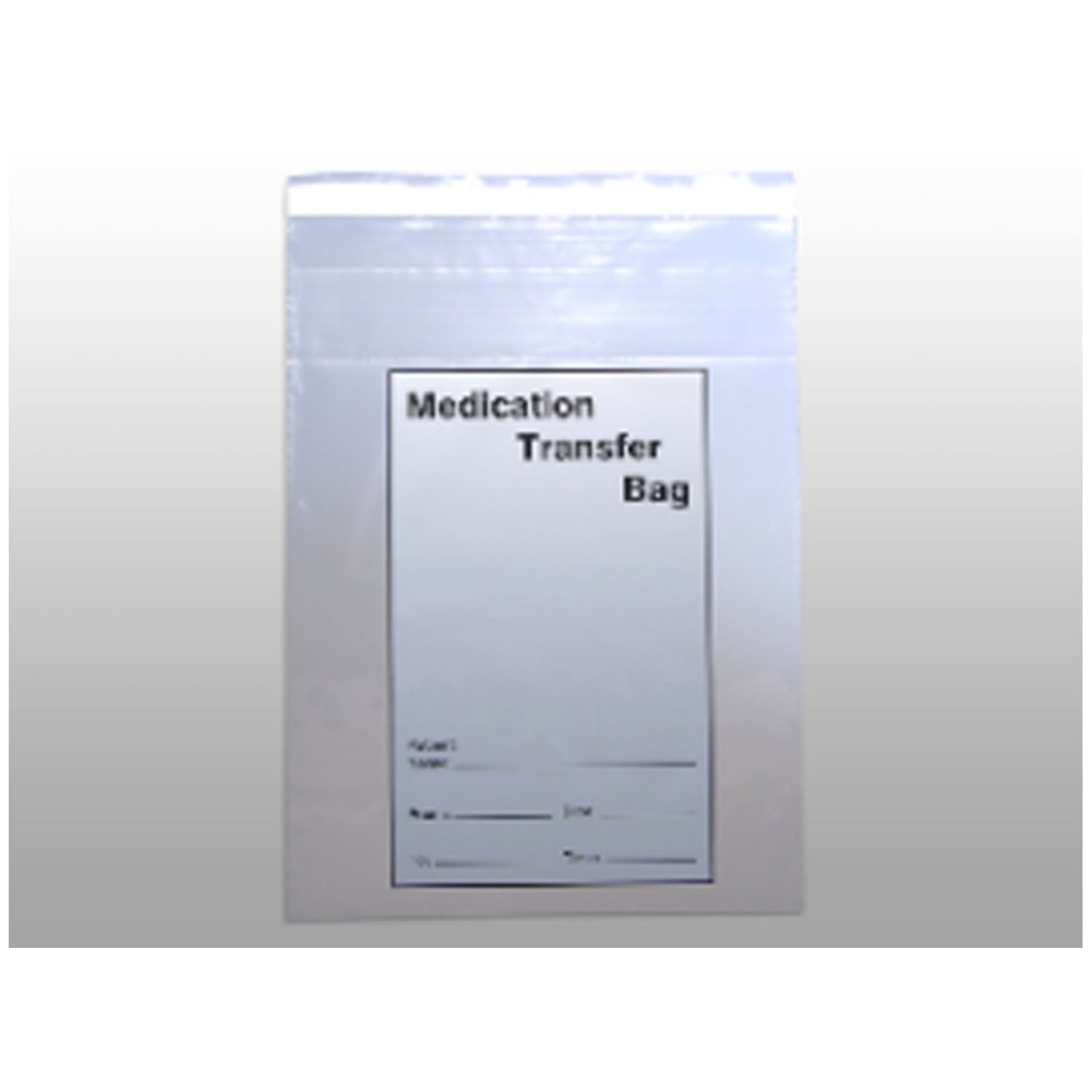 Medication Transfer Bag, Tamper Evident, 2 mil, 8" x 10", 1000/cs