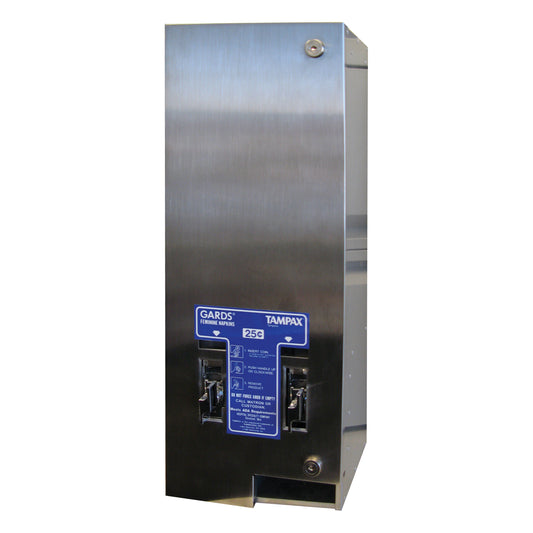 Dispenser For Napkin and Tampon, 25 Cent Coin Operated