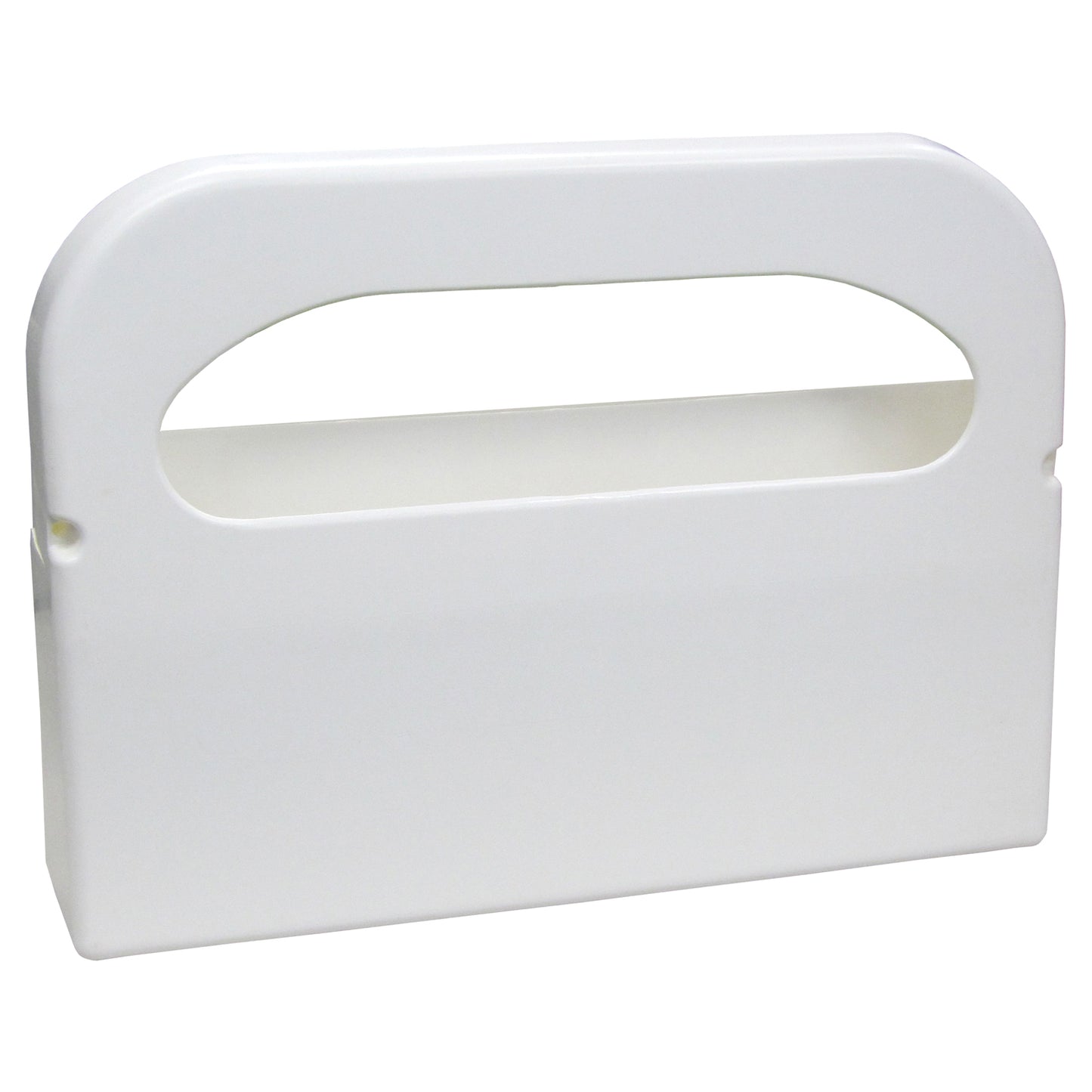 Accessories:  Toilet Seat Cover Dispenser, White, Plastic, Wall Mounted, 2/bx