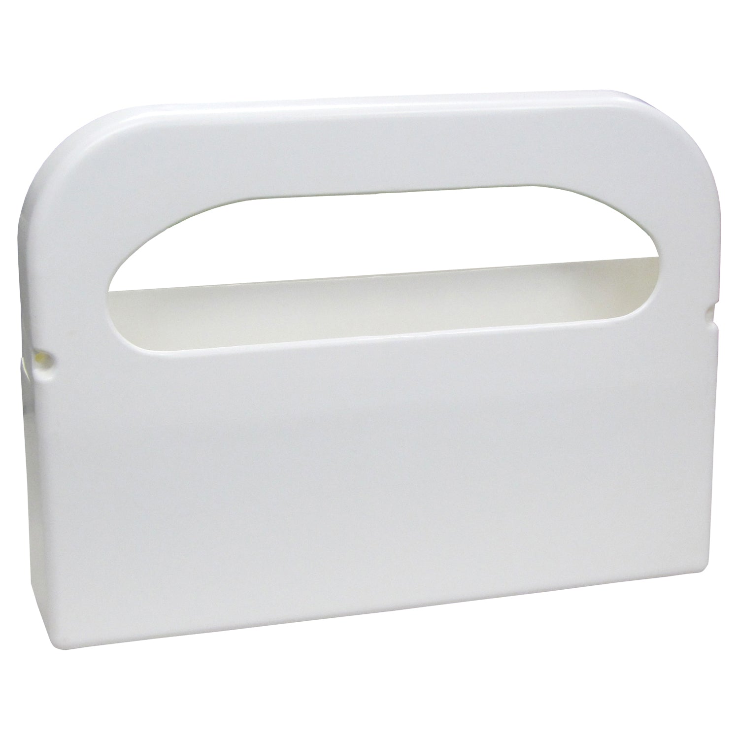 Accessories:  Toilet Seat Cover Dispenser, White, Plastic, Wall Mounted, 2/bx