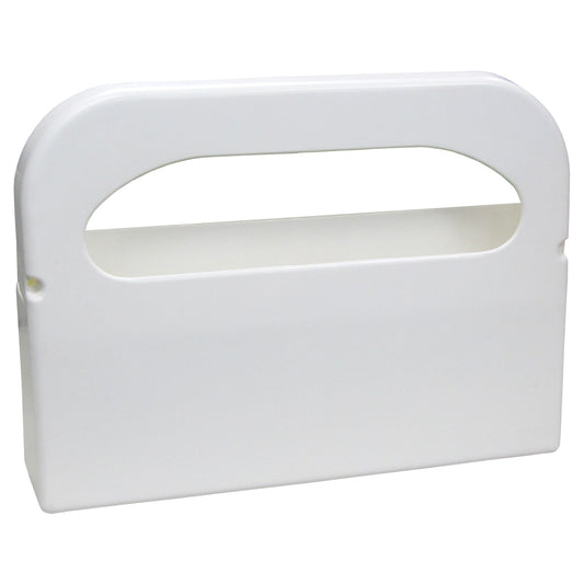 Accessories:  Toilet Seat Cover Dispenser, White, Plastic, Wall Mounted, 2/bx