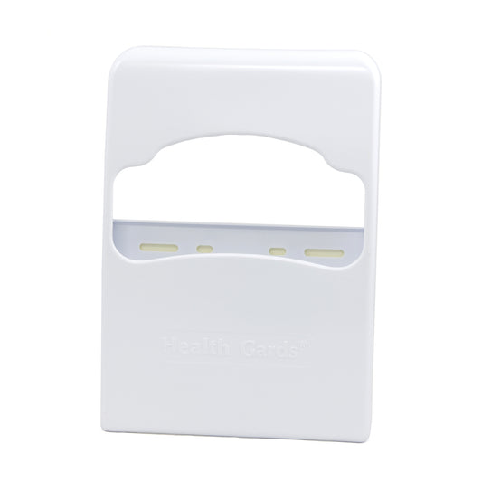 Accessories:  QTRfold Toilet Seat Cover Dispenser, White, Plastic, Wall Mounted