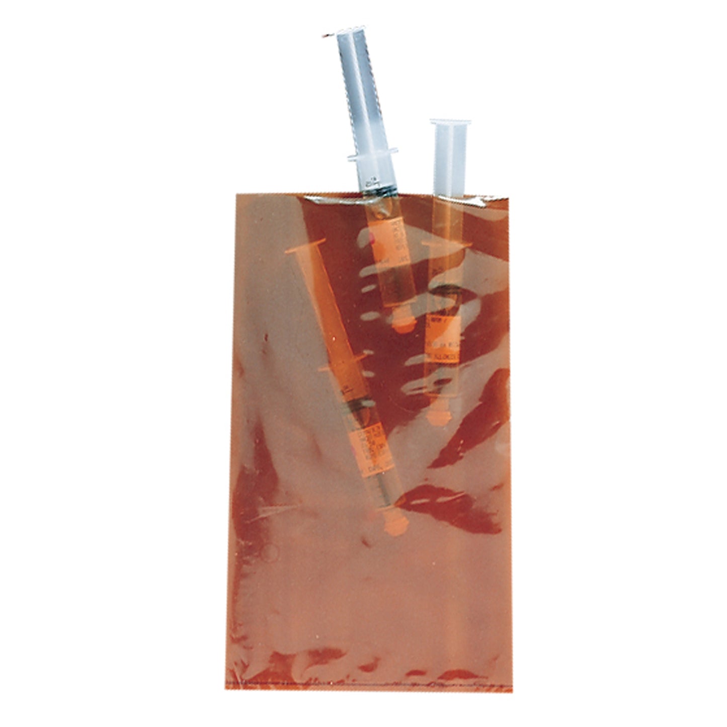 Amber Flat Bag, 2 MIL, 12X18