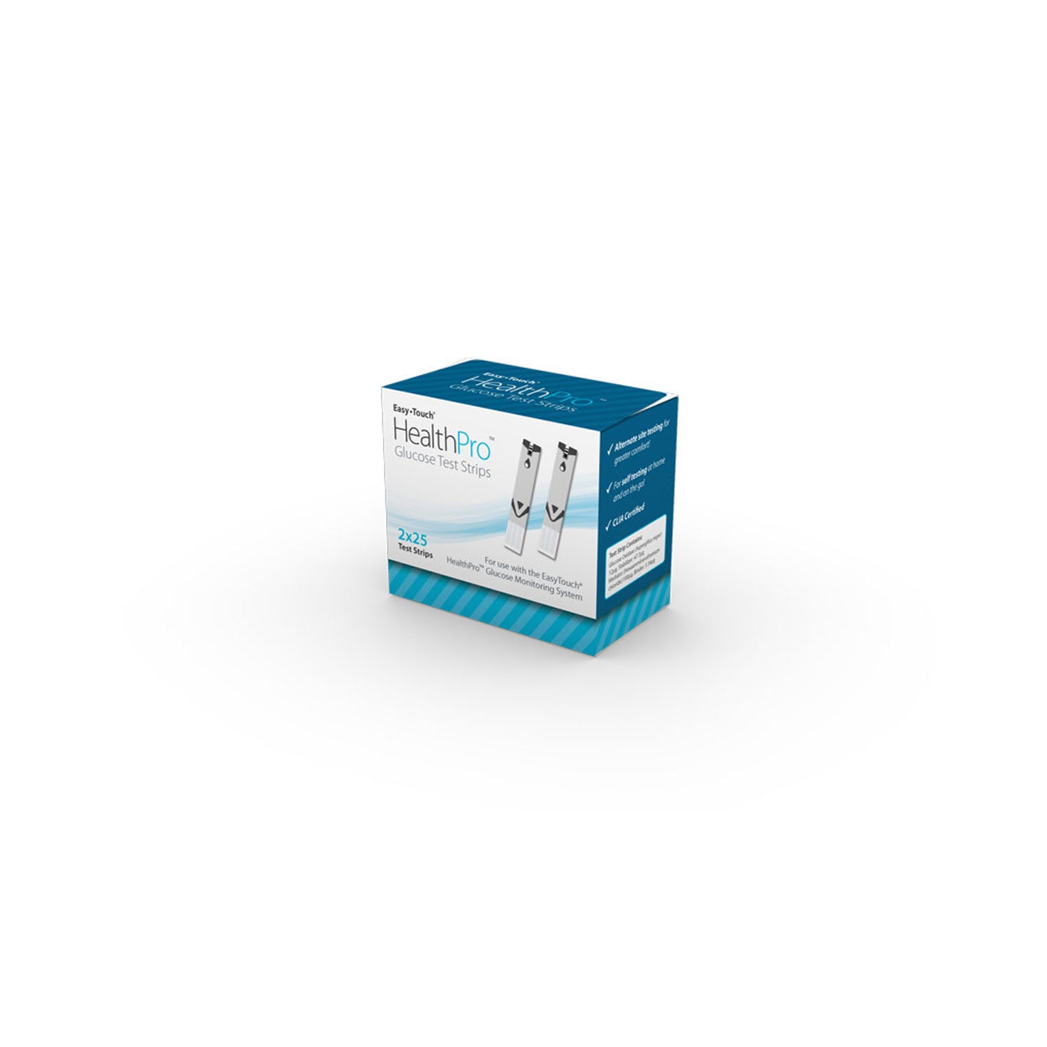 Health Pro Blood Glucose Test Strips, 50/bx