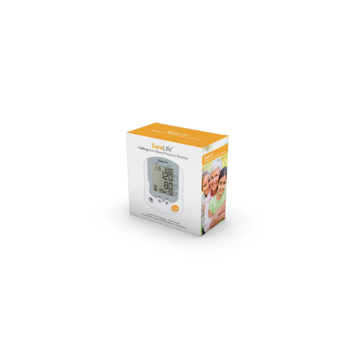 Surelife Blood Pressure Monitor, Premium Talking Upper Arm