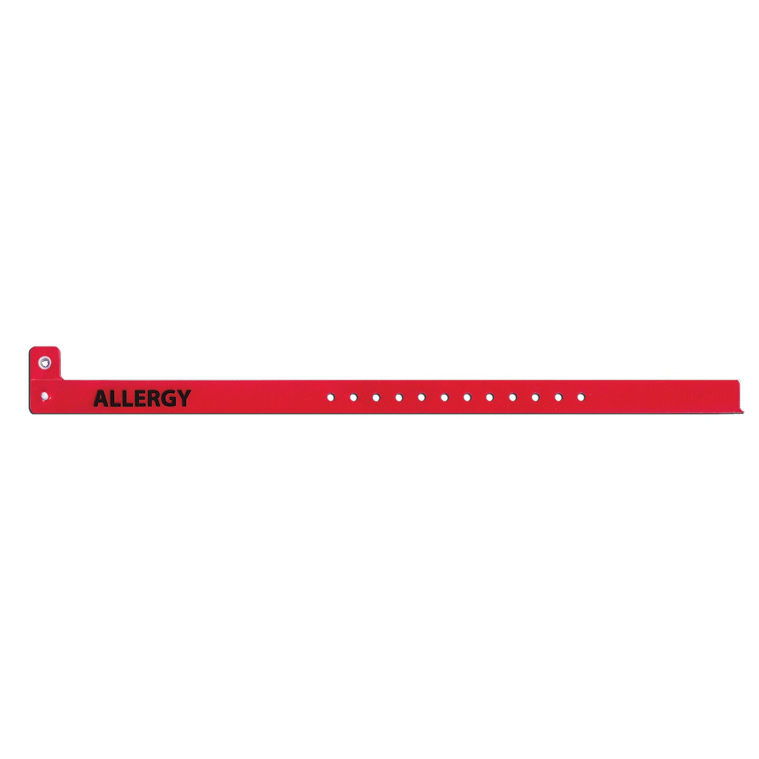 Alert Band CI Narrow, Allergy, Red, 500/bx