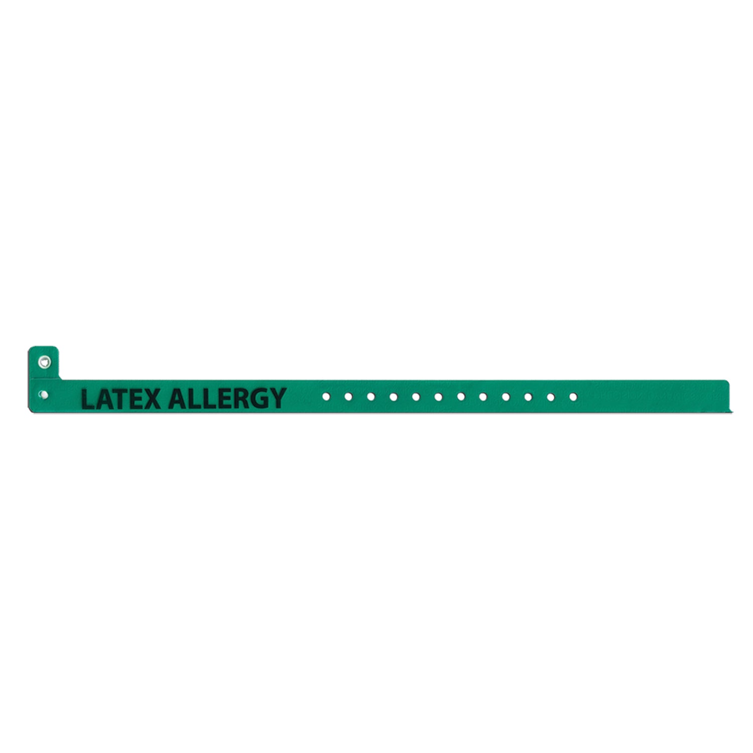 Alert Band CI Narrow, Latex Allergy, Green, 500/bx