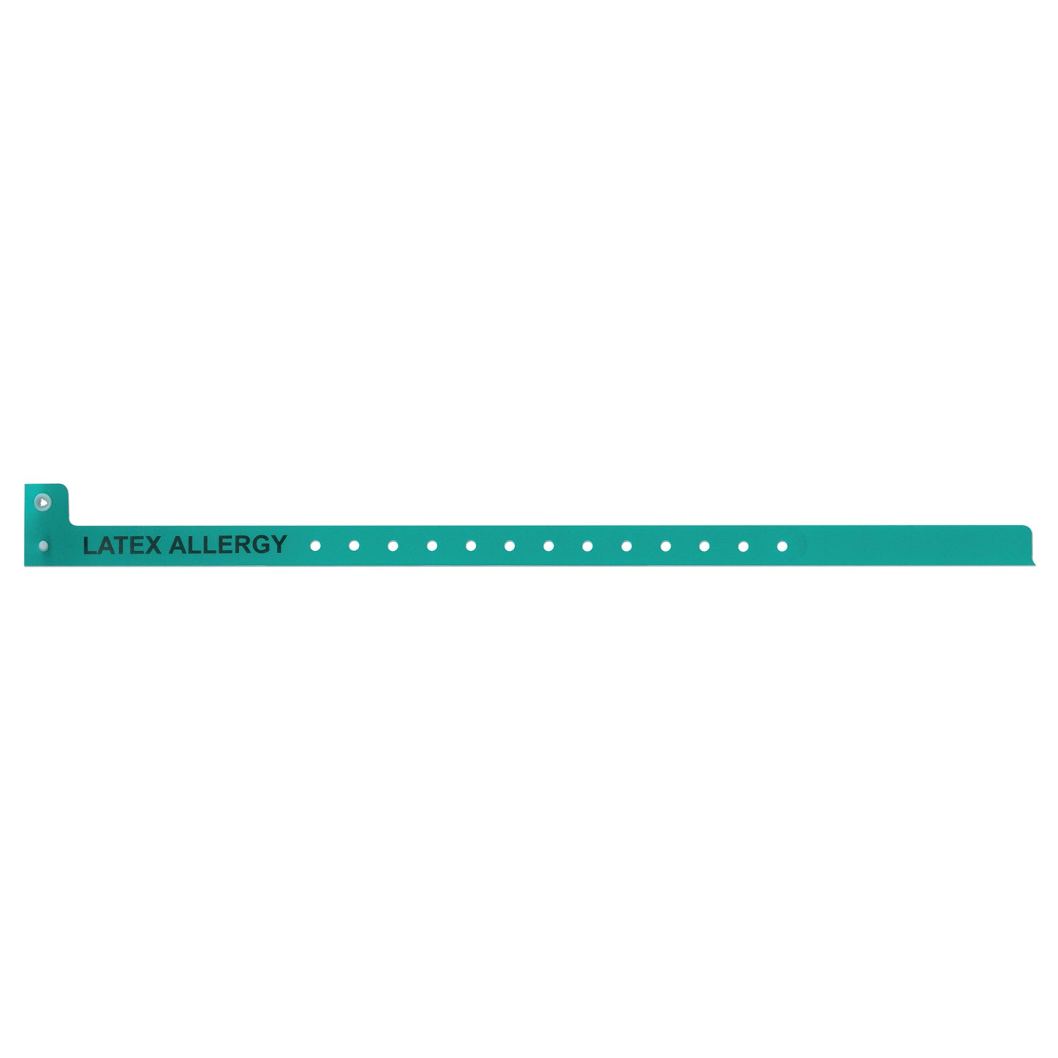 Alert Band Narrow, Latex Allergy, Green, 500/bx