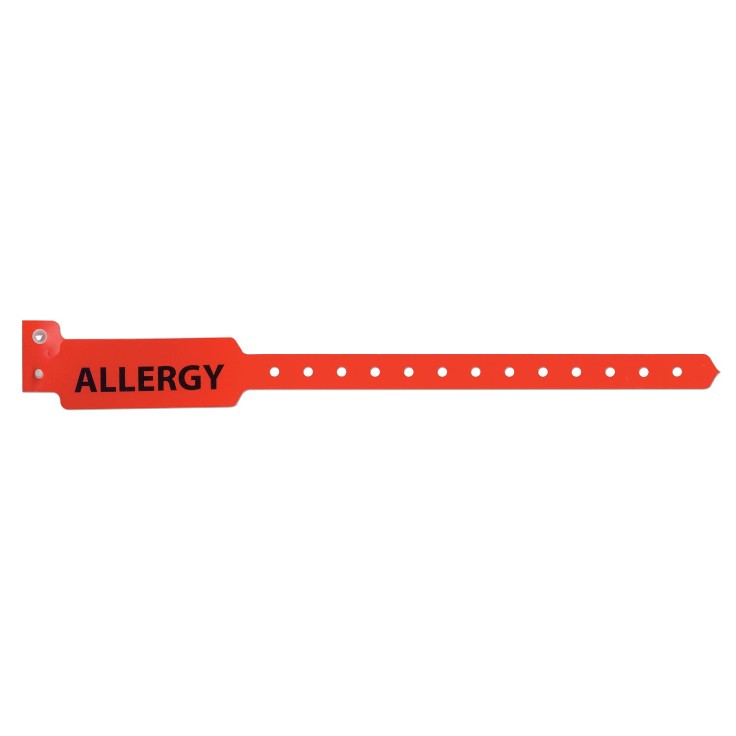 Alert Band Adult/ Ped, Allergy, Red, 500/bx