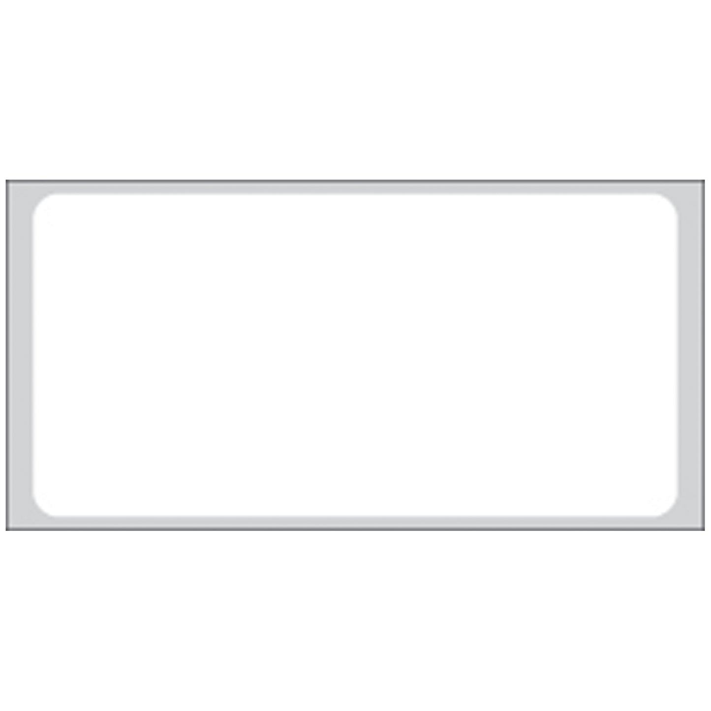 White Labels For Patient ID, 1_" x 3", Smudgeproof Litho Paperstock, Removable Adhesive, 1,000/rl