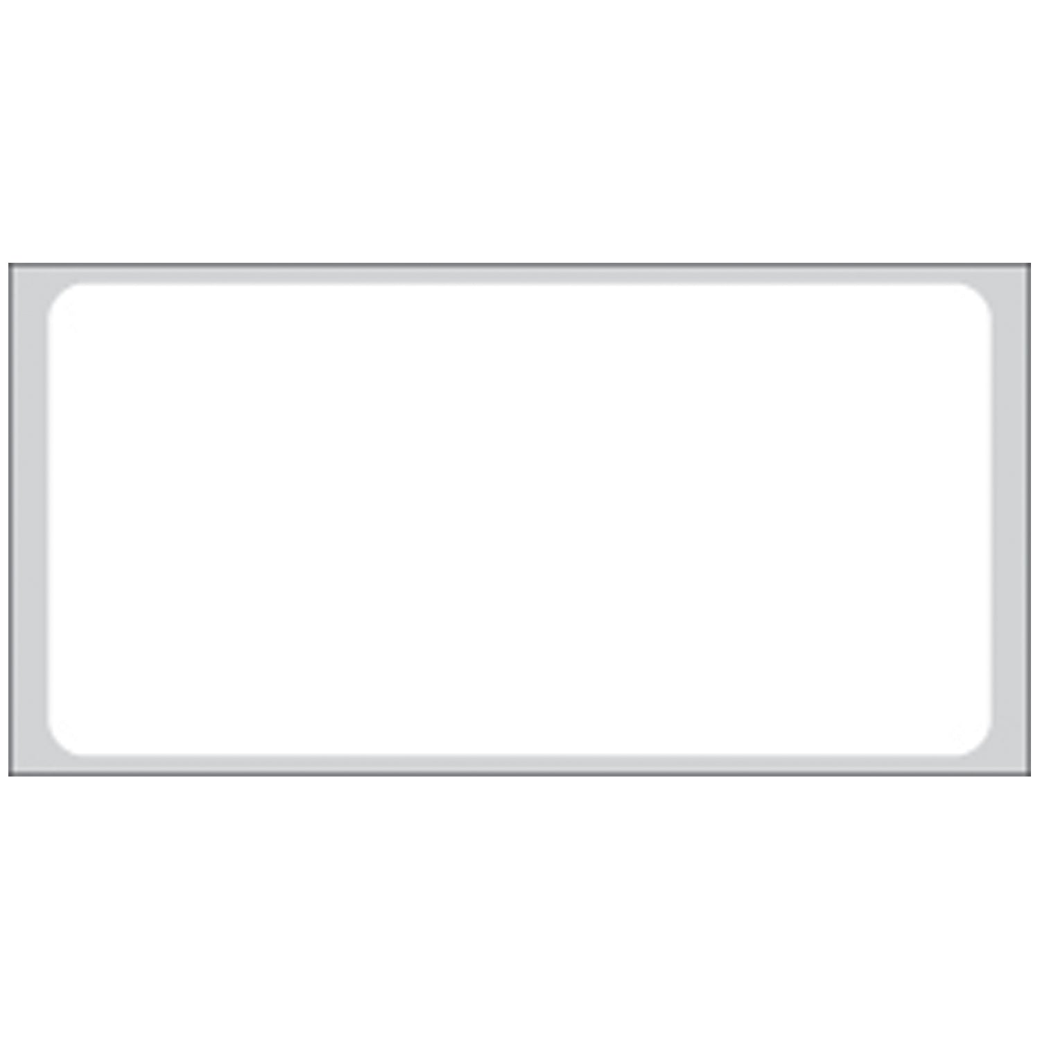 White Labels For Patient ID, 1_" x 3", Smudgeproof Litho Paperstock, Removable Adhesive, 1,000/rl