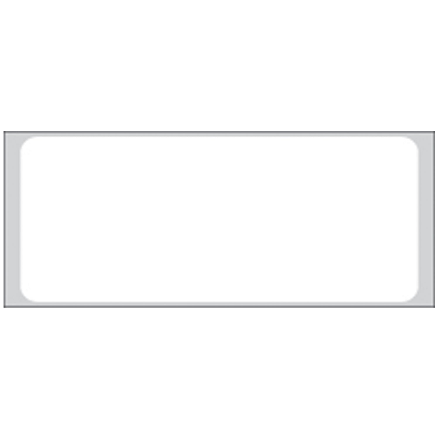 White Labels For Patient ID, 1_" x 3", Smudgeproof Litho Paperstock, Removable Adhesive, 1,000/rl