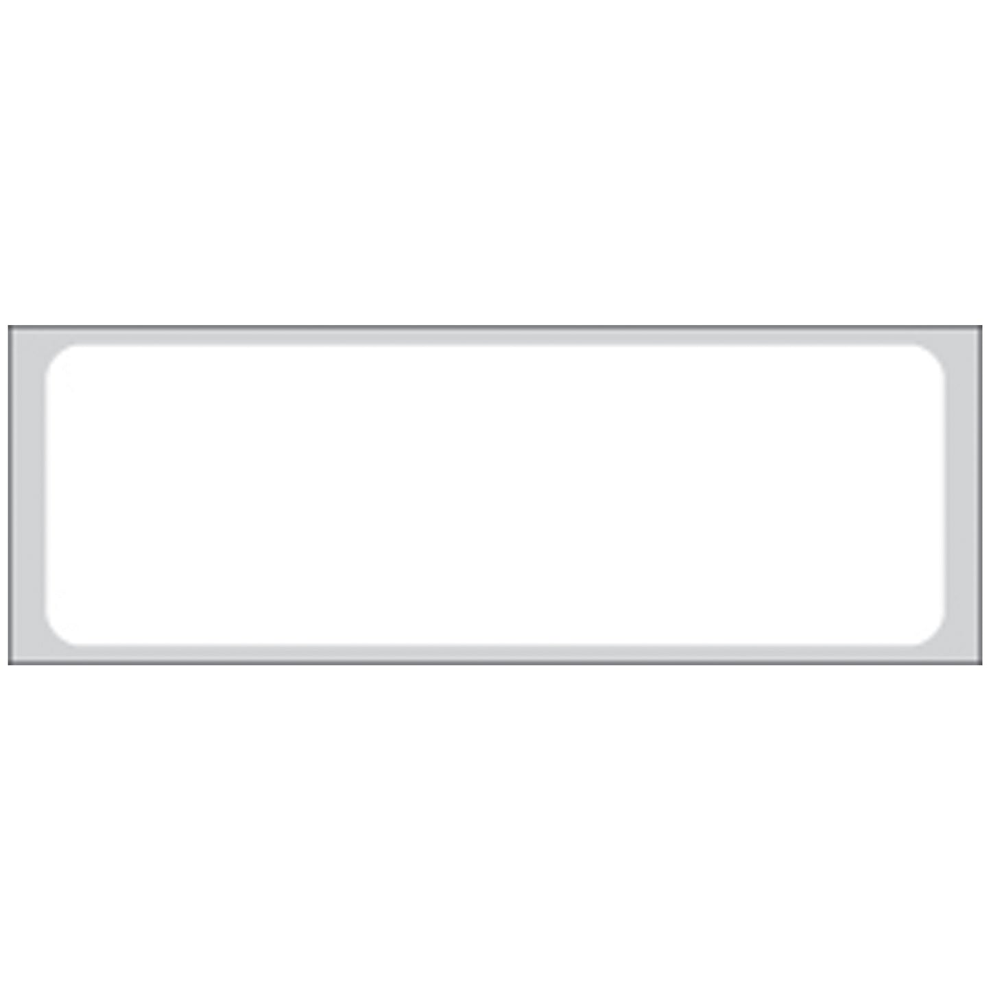 White Labels For Patient ID, 1" x 3", Smudgeproof Litho Paperstock, Removable Adhesive, 1,000/rl