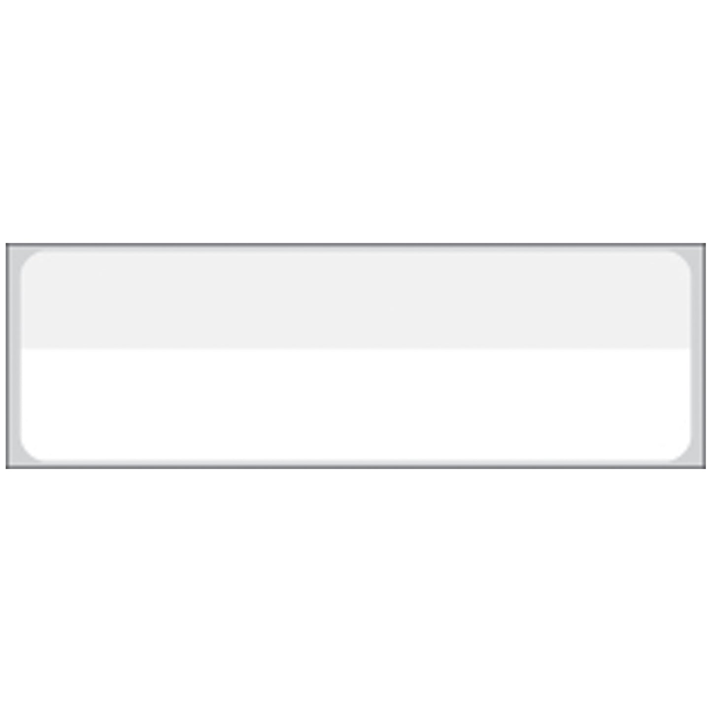 White Labels For Patient ID For Admissions, 15/16" x 3", Fanfold, Coated Thermal Labels with Partial Varnish, For Direct Thermal Printers, 7,000/bx