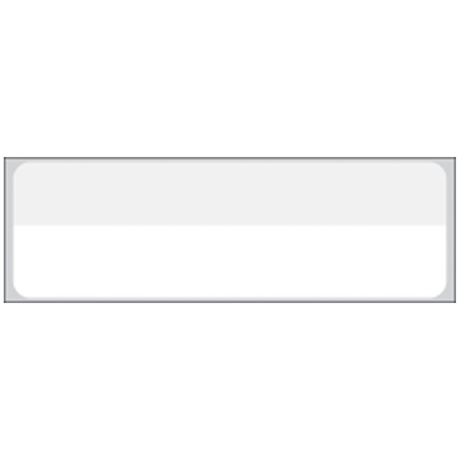 White Labels For Patient ID For Admissions, 15/16" x 3", Fanfold, Coated Thermal Labels with Partial Varnish, For Direct Thermal Printers, 7,000/bx