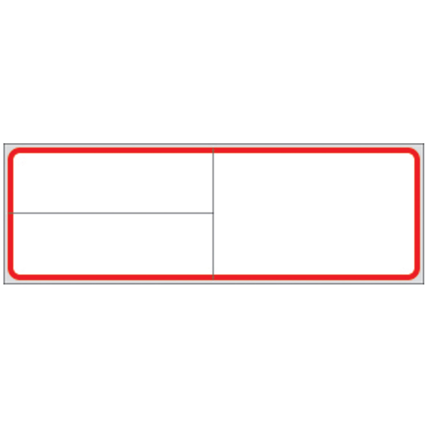 Labeling For MEDITECH Laboratory Systems, 1_" x 4", White, Red Border, Infrared Thermal Glove Adhesive Labels For Direct Thermal Printers (4 1/8" carrier width), 3,600/bx