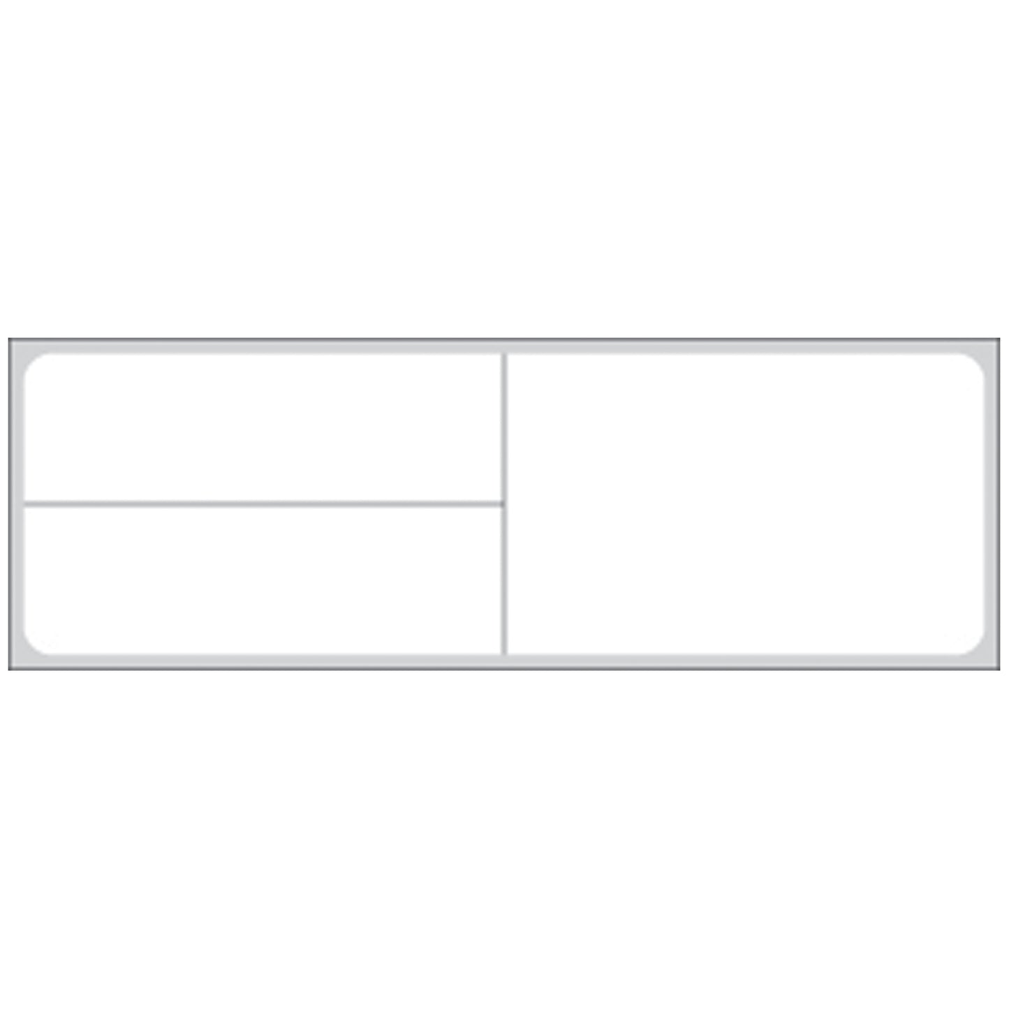 Labeling For MEDITECH Laboratory Systems, 1_" x 4", White, Infrared Thermal Glove Adhesive Labels For Direct Thermal Printers (4 1/8" carrier width), 3,600/bx