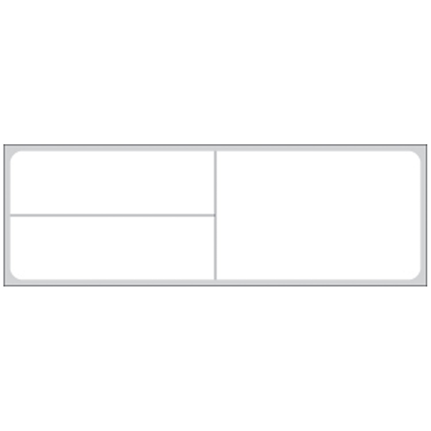 Labeling For MEDITECH Laboratory Systems, 1_" x 4", White, Infrared Thermal Glove Adhesive Labels For Direct Thermal Printers (4 1/8" carrier width), 3,600/bx