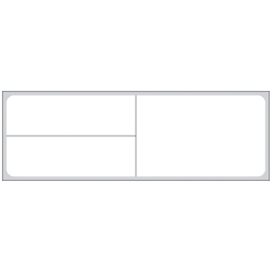 Labeling For MEDITECH Laboratory Systems, 1_" x 4", White, Infrared Thermal Glove Adhesive Labels For Direct Thermal Printers (4 1/8" carrier width), 3,600/bx