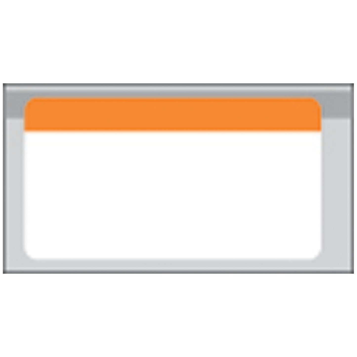 Patient Charge Labeling For Monarch 9400 Series Thermal Printers, _" x 1 3/8", Orange, 2,000/rl