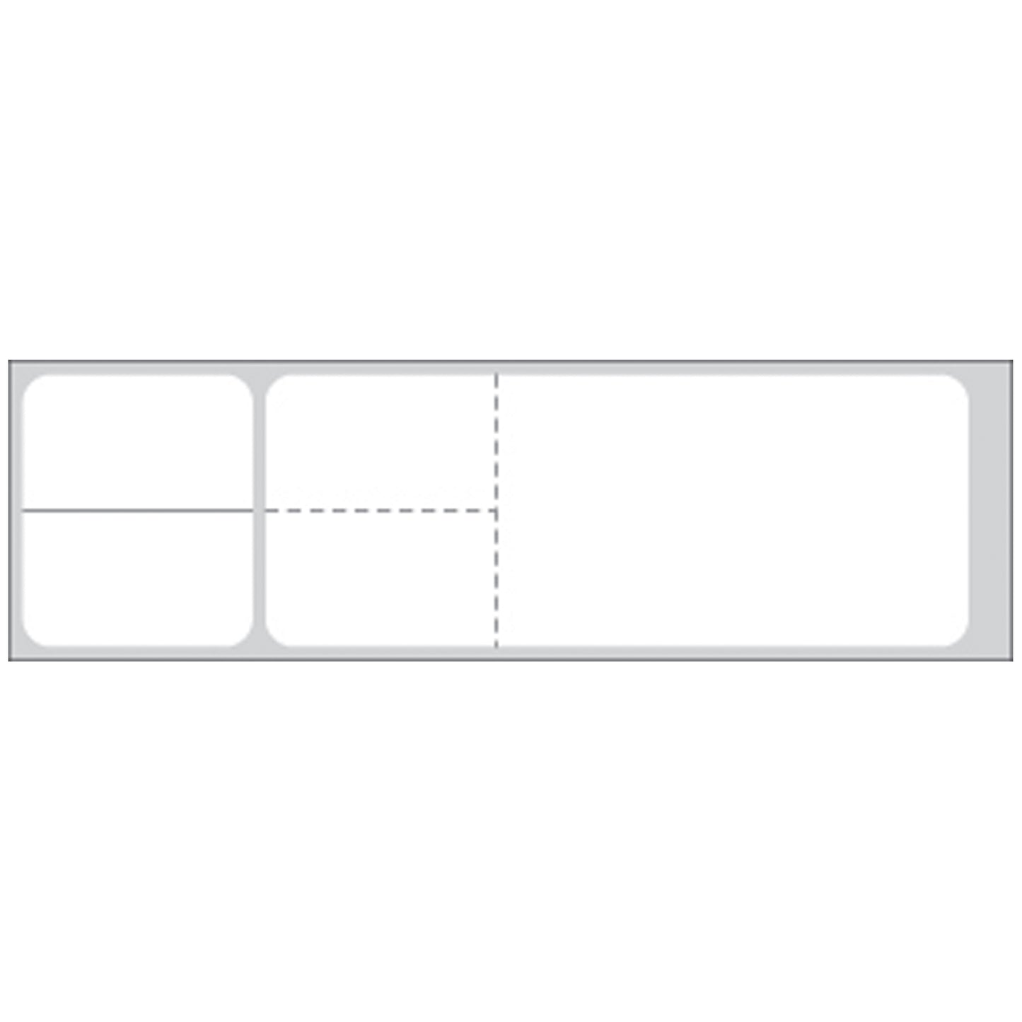 Labeling For Sunquest Lab Information Systems (the FLEXiLAB system), 1 3/16" x 4 1/8", White, Infrared Thermal Glove Adhesive Labels For Direct Thermal Printers (4_" carrier width), 4,300/rl, 2 rl/bx