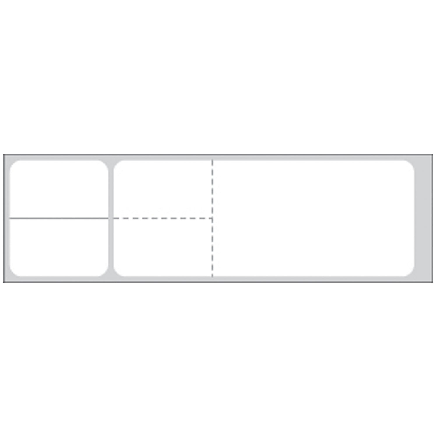 Labeling For Sunquest Lab Information Systems (the FLEXiLAB system), 1 3/16" x 4 1/8", White, Infrared Thermal Glove Adhesive Labels For Direct Thermal Printers (4_" carrier width), 4,300/rl, 2 rl/bx