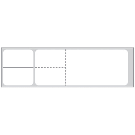 Labeling For Sunquest Lab Information Systems (the FLEXiLAB system), 1 3/16" x 4 1/8", White, Infrared Thermal Glove Adhesive Labels For Direct Thermal Printers (4_" carrier width), 4,300/rl, 2 rl/bx
