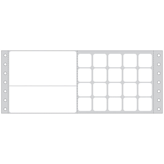 Labeling For Sunquest Lab Information Systems (the FLEXiLAB system), 3_" x 8_" (Work Card, All Label Form), Glove Adhesive Labels For Dot Matrix Printers (9" carrier width), 2,000/bx