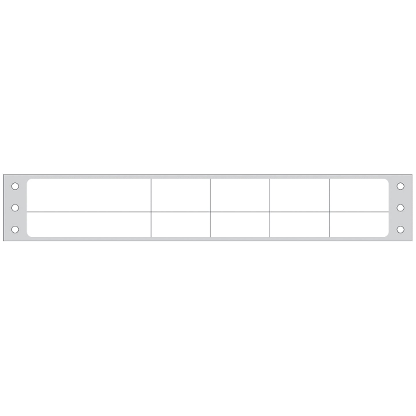 Labeling For VA Hospital & Other Laboratory Systems, 1 15/16" x 8 3/16", For Dot Matrix Printers (9_" carrier width), 5,000/bx