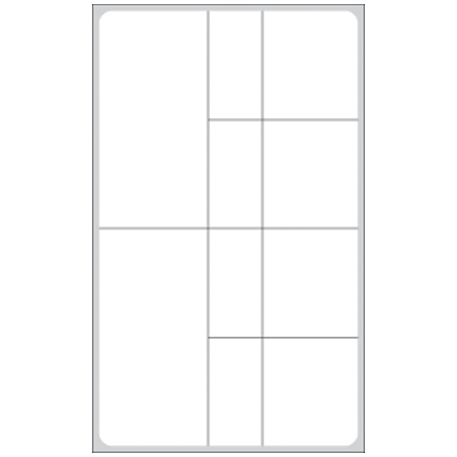 Labeling For VA Hospital & Other Laboratory Systems, 4" x 2 3/8", Infrared Thermal Glove Adhesive Labels For Direct Thermal Printers (2_" carrier width), 800/rl, 4 rl/bx