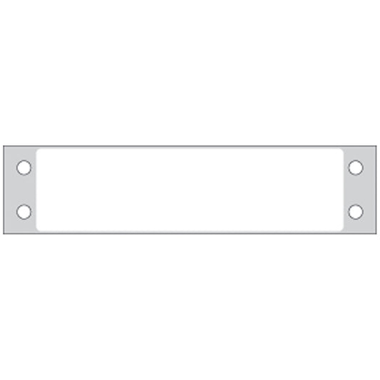 Litho Blank White Labels, Permanent Adhesive, 15/16" x 2_", 1 Across, 5,000/bx