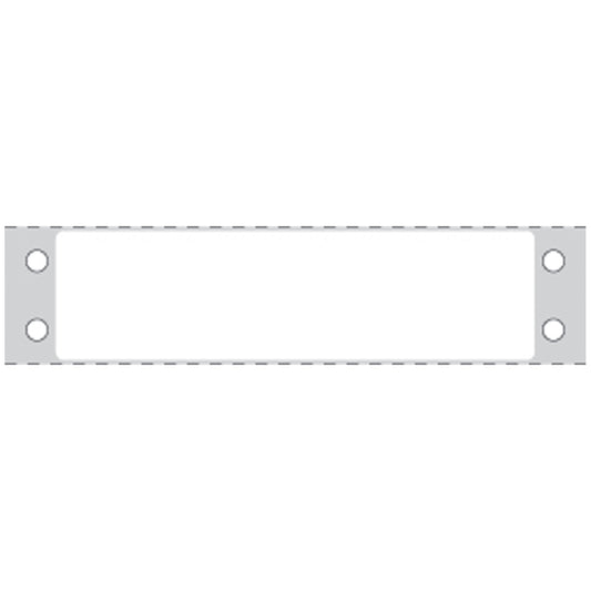 Litho Blank White Labels, Permanent Adhesive, 15/16" x 3_", 1 Across, Perforated, 5,000/bx