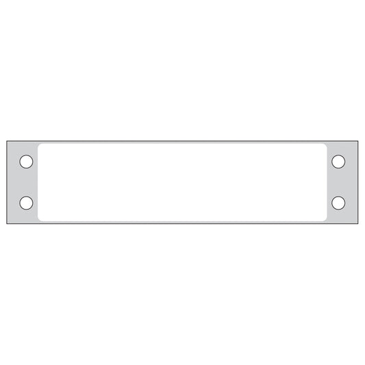 Flexible Blank White Labels, 15/16" x 3_", 1 Across, Removable Adhesive, 5,000/bx