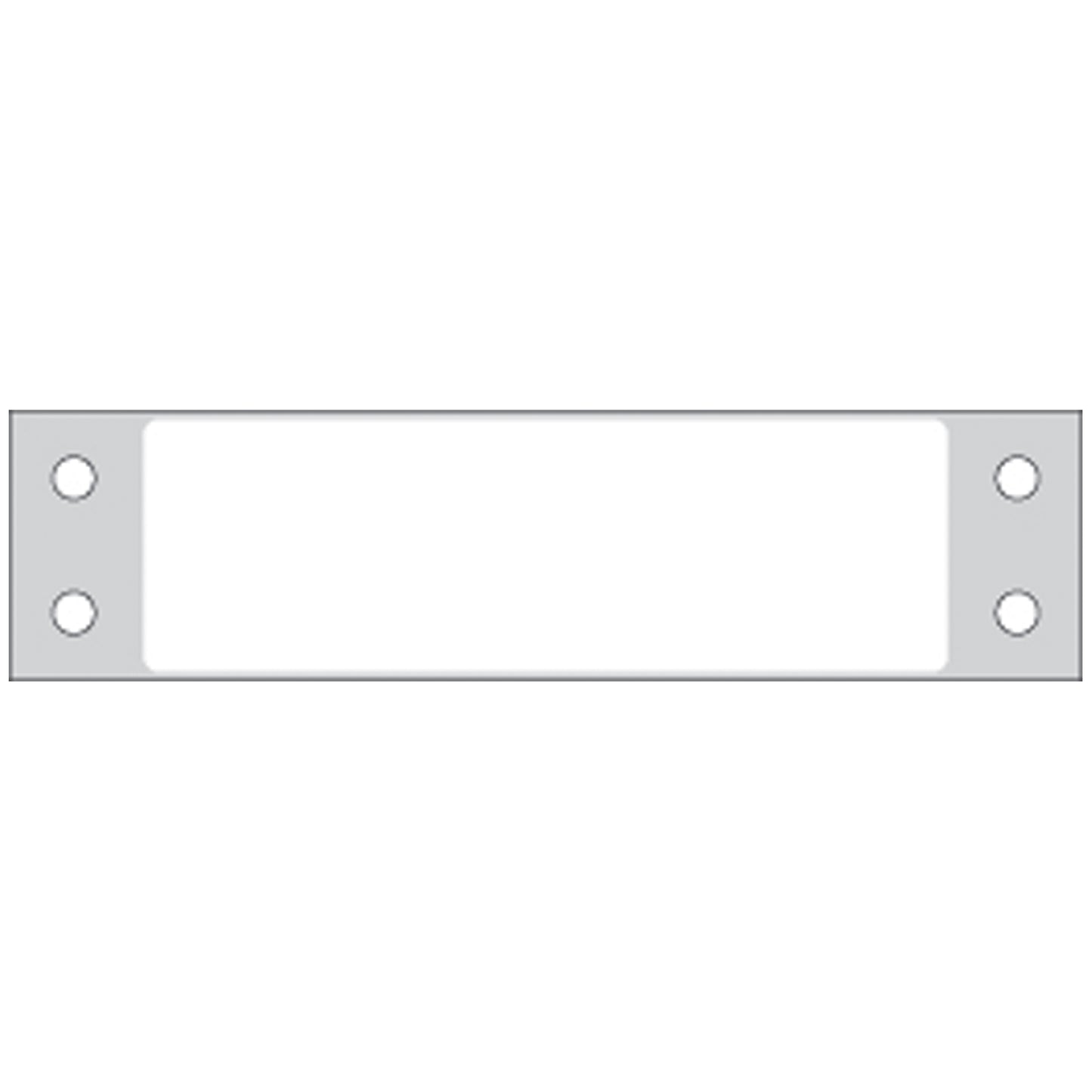 Litho Blank White Labels, Permanent Adhesive, 15/16" x 3", 1 Across, 5,000/bx