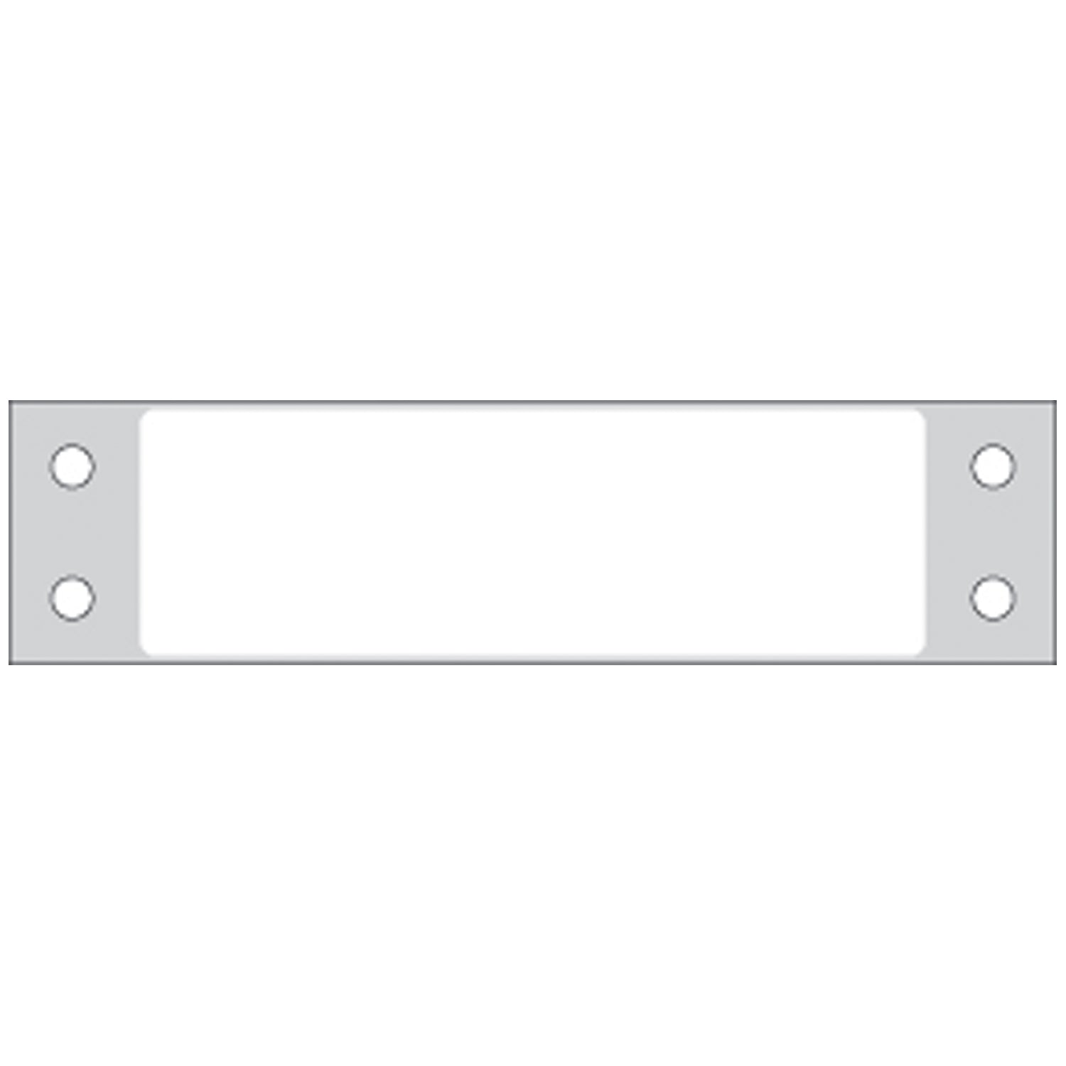 Litho Blank White Labels, Permanent Adhesive, 15/16" x 3", 1 Across, 5,000/bx