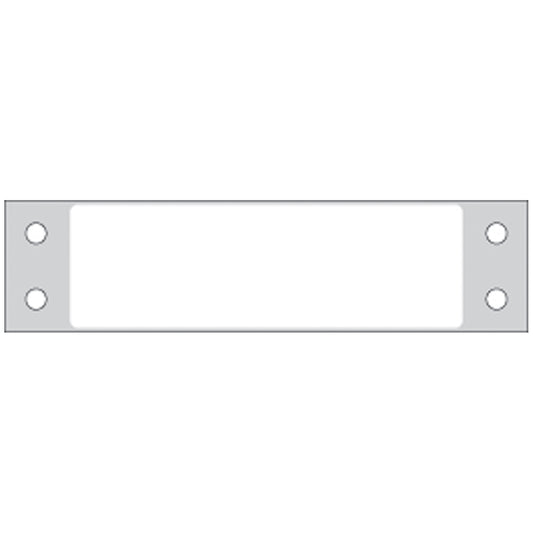 Litho Blank White Labels, Permanent Adhesive, 15/16" x 3", 1 Across, 5,000/bx