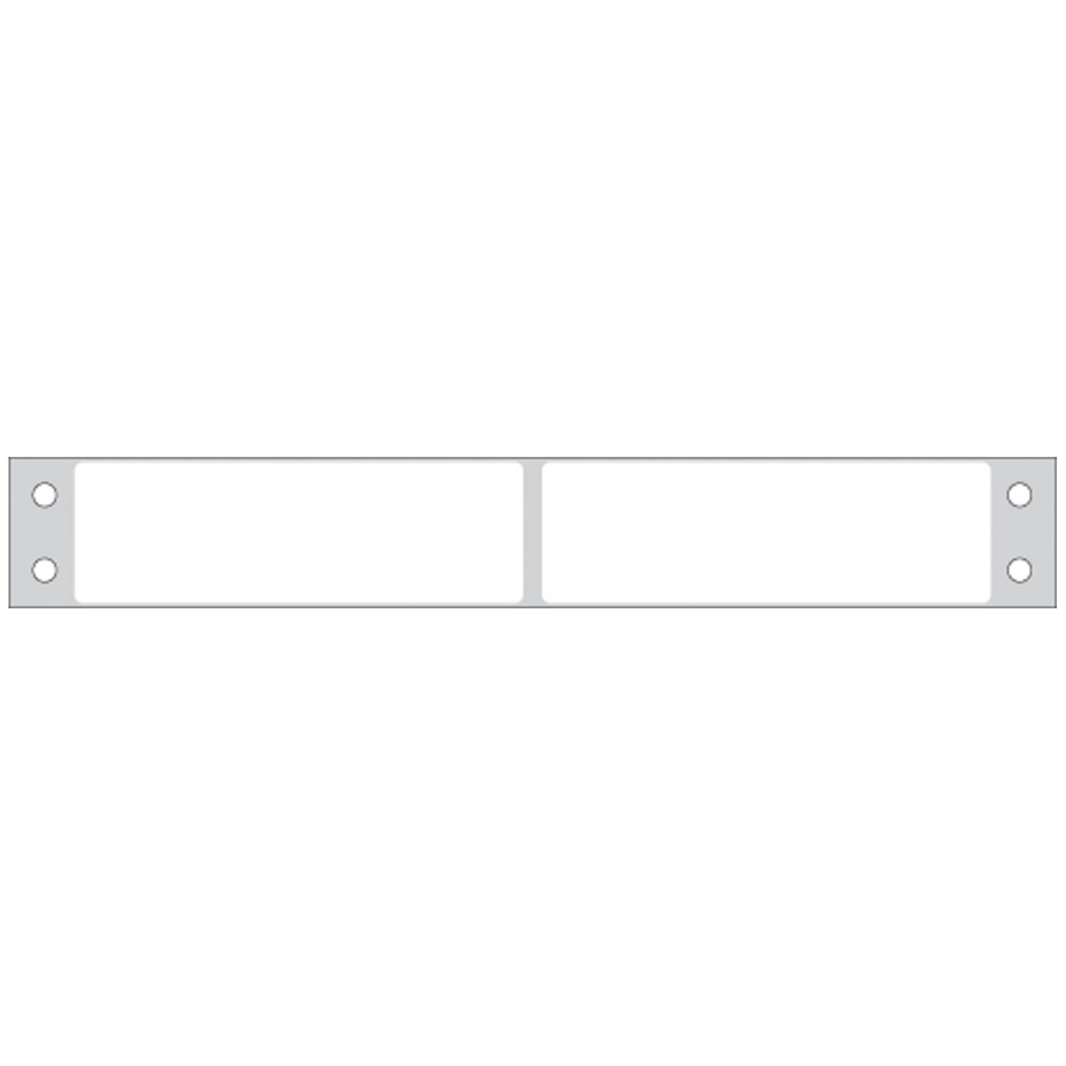 Litho Blank White Labels, Permanent Adhesive, 15/16" x 3", 2 Across, 10,000/bx