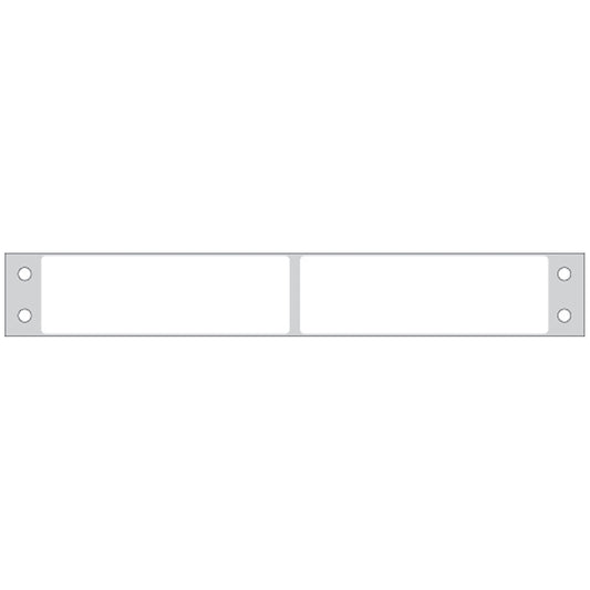 Litho Blank White Labels, Permanent Adhesive, 15/16" x 3", 2 Across, 10,000/bx