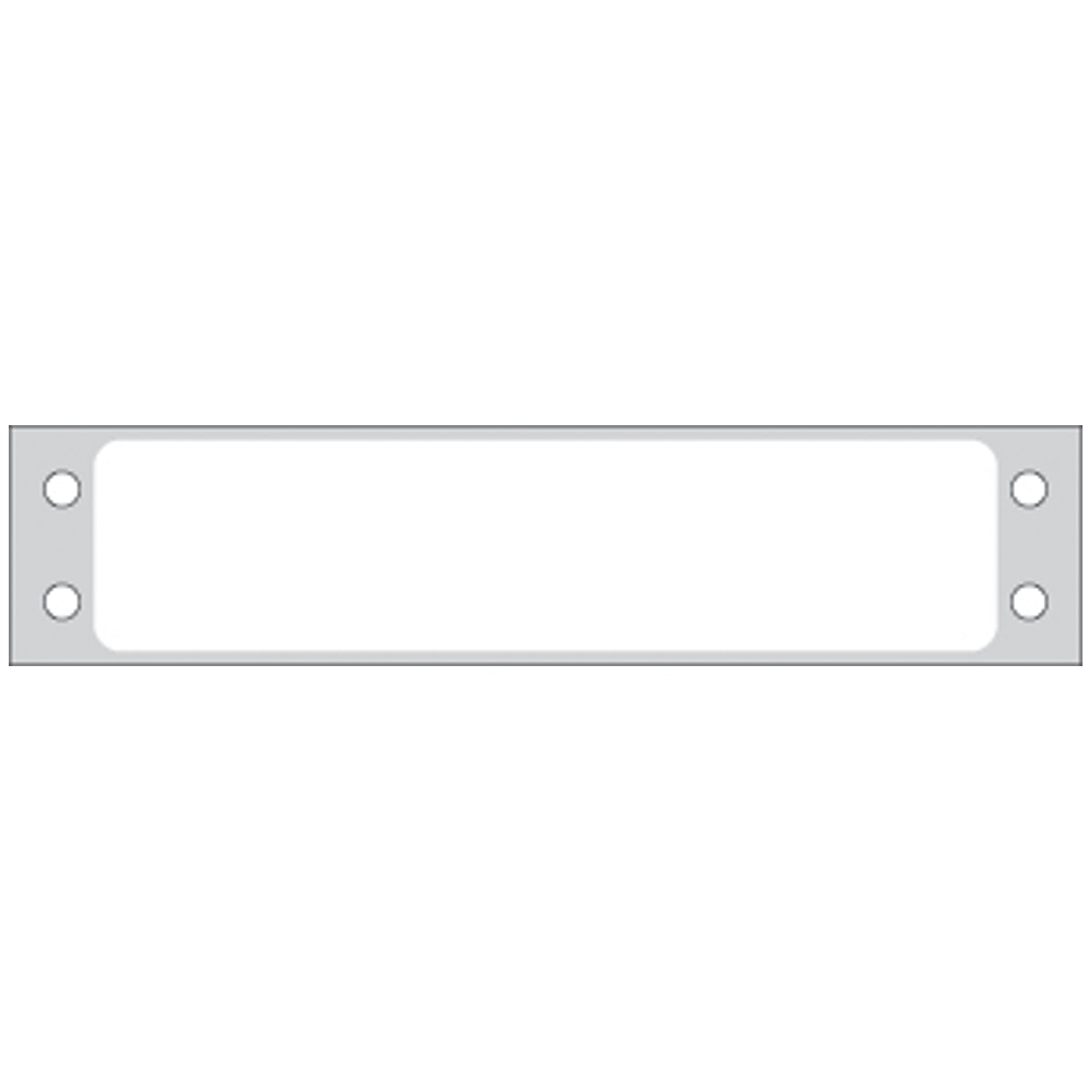 Litho Blank White Labels, Permanent Adhesive, 15/16" x 4", 1 Across, 5,000/bx