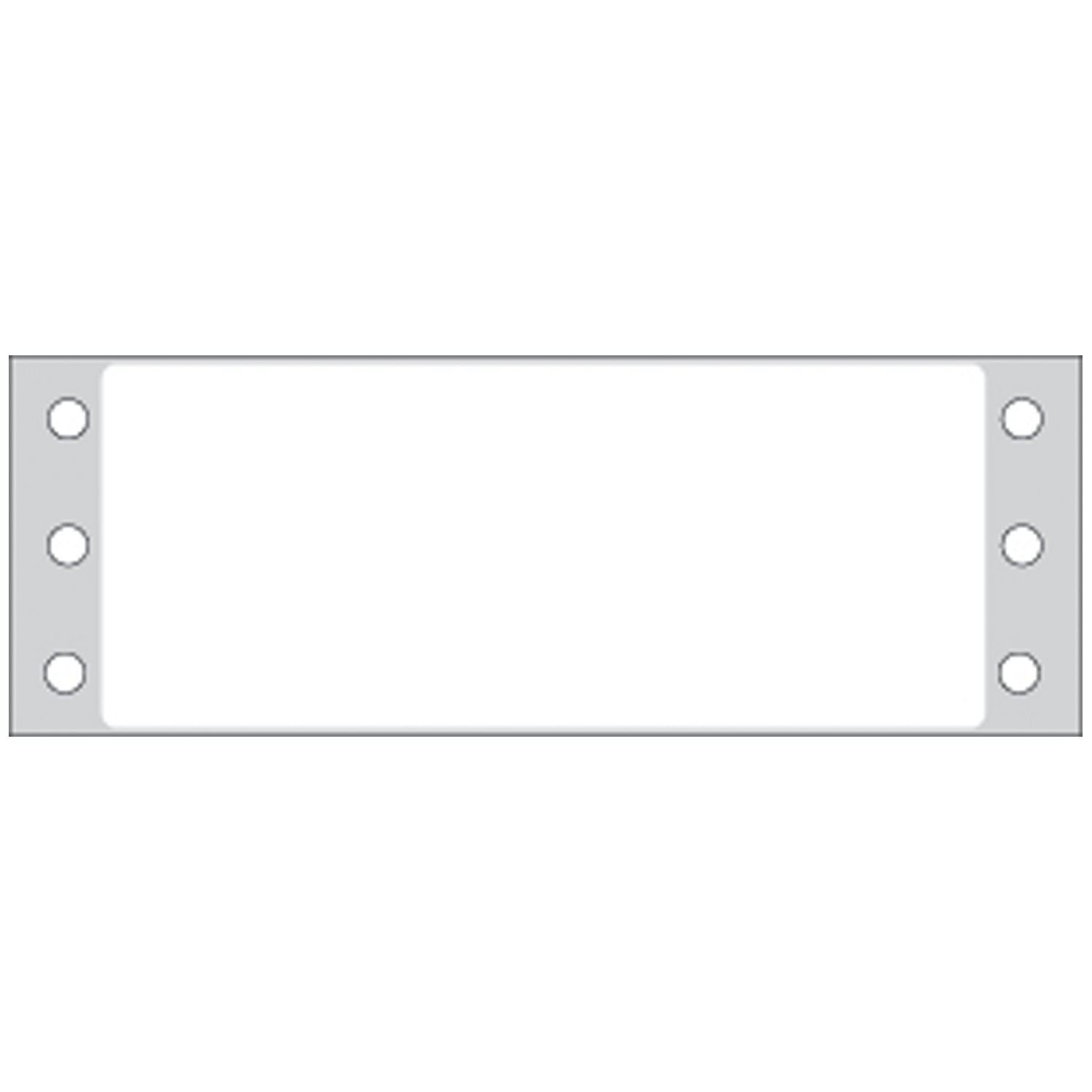 Litho Blank White Labels, Permanent Adhesive, 1 7/16" x 3_", 1 Across, 5,000/bx