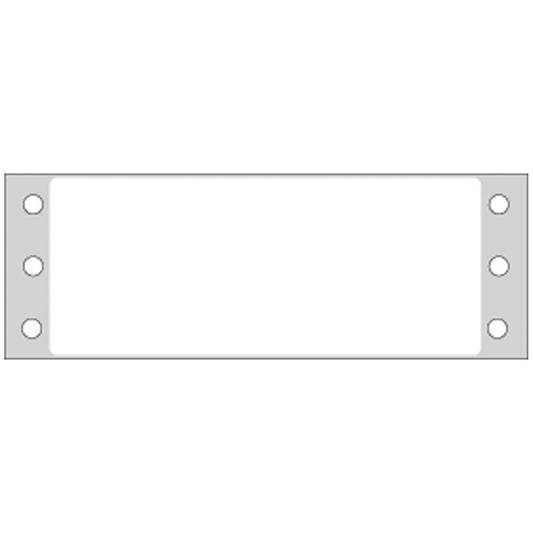 Litho Blank White Labels, Permanent Adhesive, 1 7/16" x 3_", 1 Across, 5,000/bx