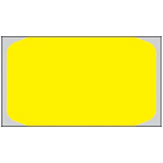 Piggyback, Direct Coated Thermal Labels For 8x00 Printer, .96" x 1.6", Yellow, No "X" Tamper Cut, 3,000/rl, 6 rl/bx