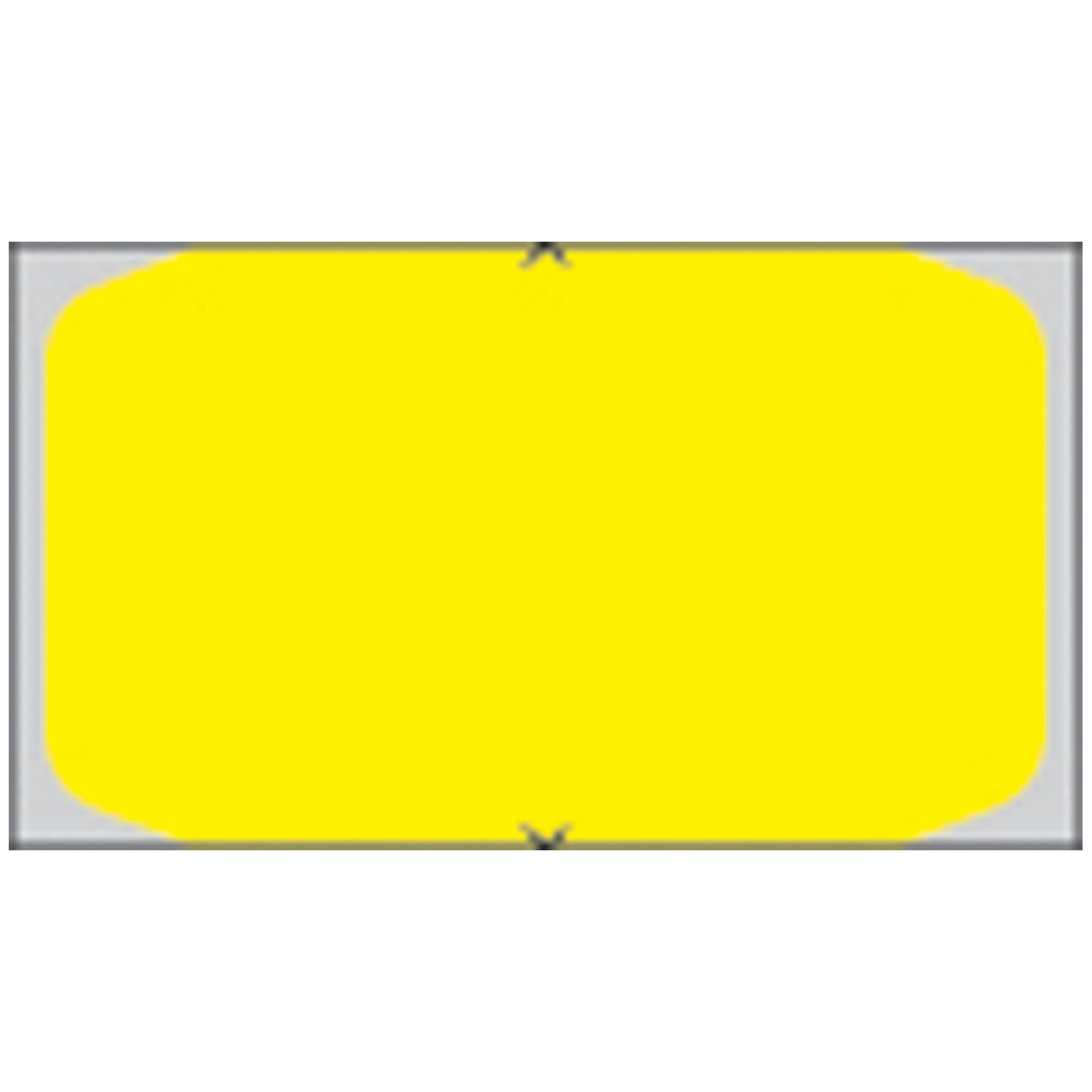 Piggyback, Direct Coated Thermal Labels For 8x00 Printer, .96" x 1.6", Yellow, 3,000/rl, 6 rl/bx