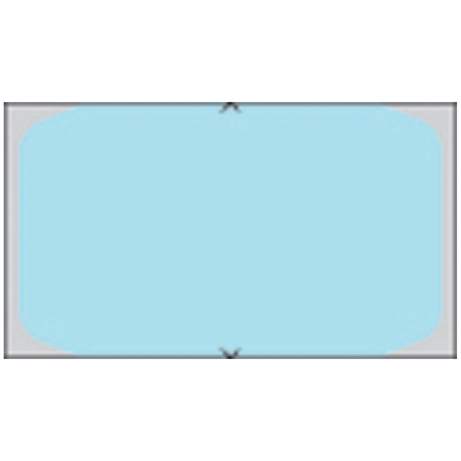 Piggyback, Direct Coated Thermal Labels For 5000 Printer, .96" x 1.6", Blue, 1,500/rl, 6 rl/bx