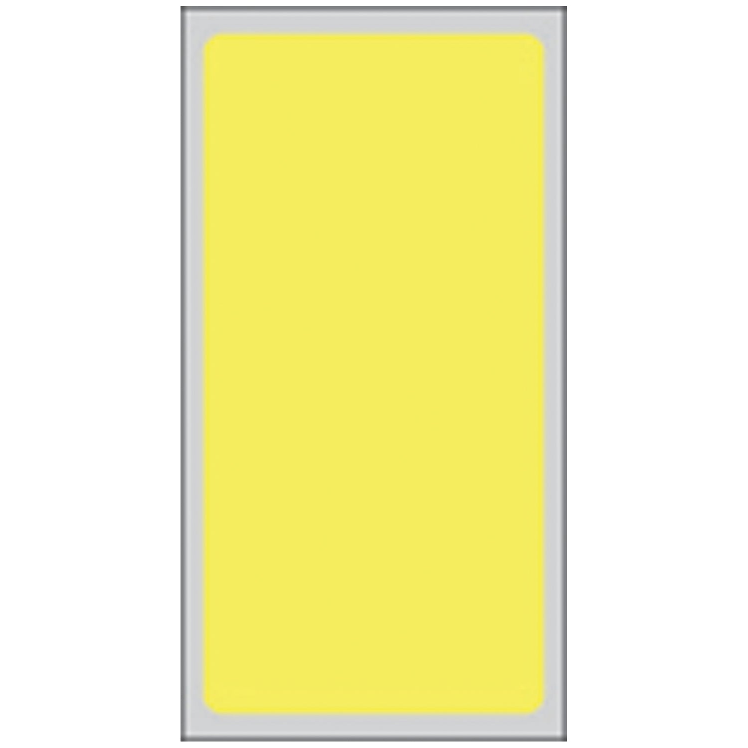 Single Ply, Direct Coated Thermal Labels For All HealthCoder Models, 2" x 1", Sun Yellow, 1,000/rl, 6 rl/bx
