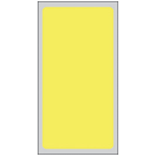 Single Ply, Direct Coated Thermal Labels For All HealthCoder Models, 2" x 1", Sun Yellow, 1,000/rl, 6 rl/bx